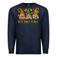 Navy It's Fall Y'all Premium Sweatshirt - texasbilliewilder