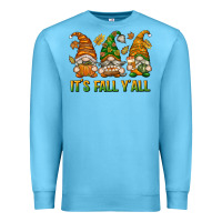 Ocean Blue It's Fall Y'all Premium Sweatshirt - texasbilliewilder