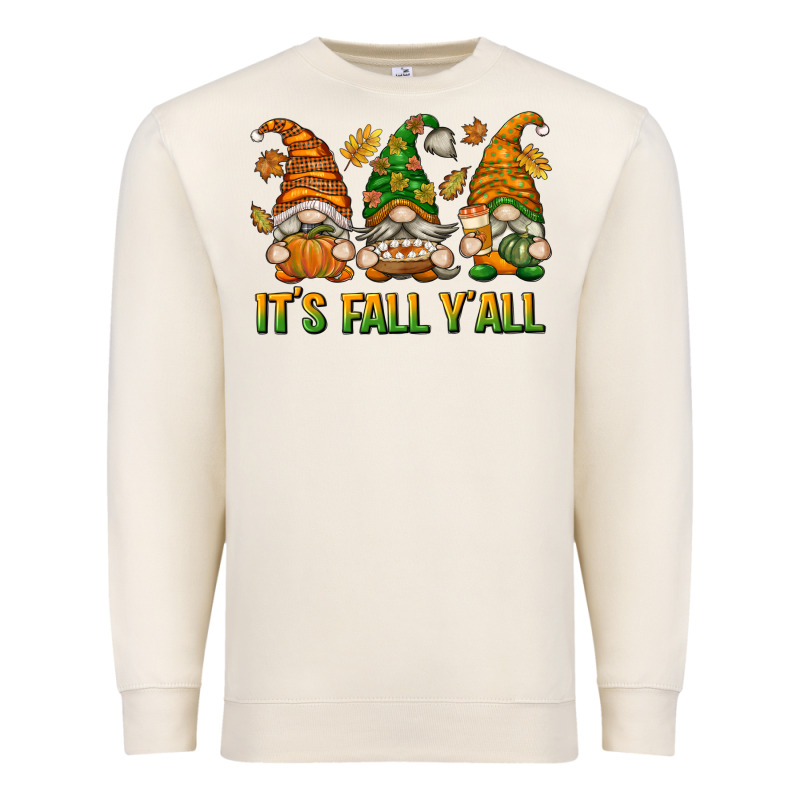 It's Fall Y'all Premium Sweatshirt by texasbilliewilder | Teevron