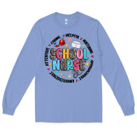 Colony Blue school nurse Long Sleeve Tee - MaliasSmallBusiness
