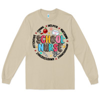 Mushroom school nurse Long Sleeve Tee - MaliasSmallBusiness