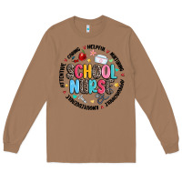 Toasted Coconut school nurse Long Sleeve Tee - MaliasSmallBusiness