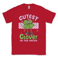 Red cutest clover in the patch Classic Tee - MaliasSmallBusiness