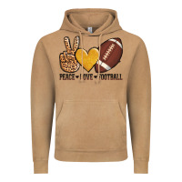Vintage Camel peace love football Vintage Hoodie - AdoDesignShop