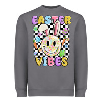 Storm easter vibes smiley face Heavyweight Sweatshirt - MaliasSmallBusiness