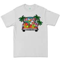Dove Grey summer truck Premium Tee - CowhideDigitalArt