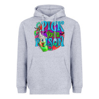Heather Grey Pick Your Poison Heavyweight Hoodie - texasbilliewilder