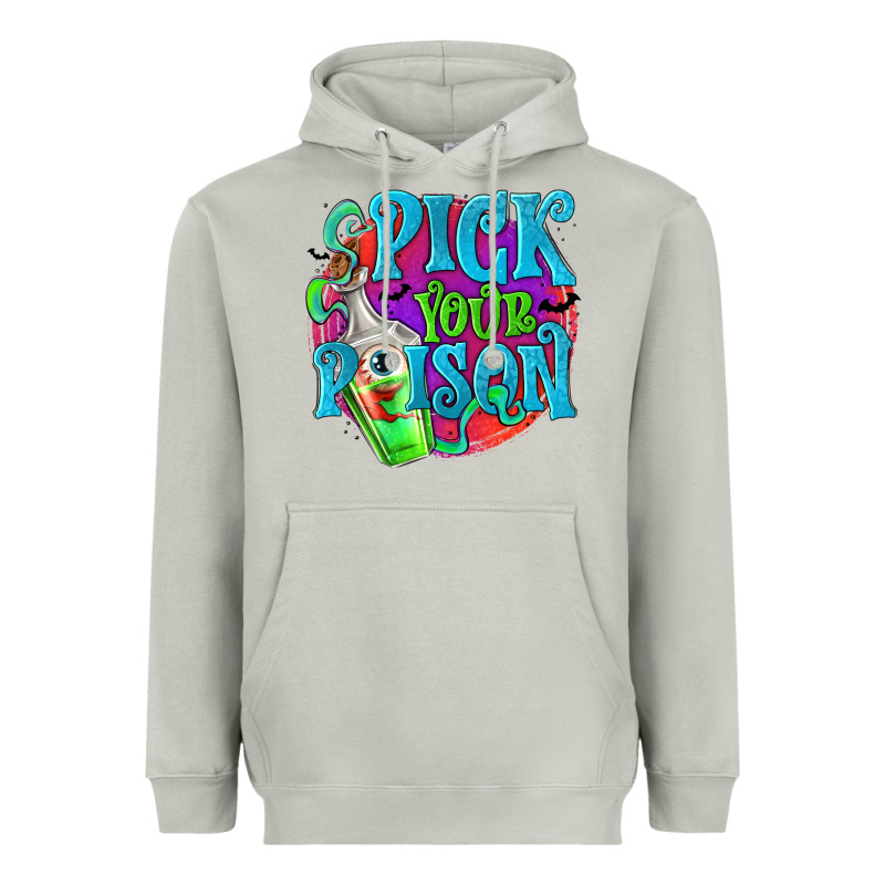 Pick Your Poison Heavyweight Hoodie by texasbilliewilder | Teevron