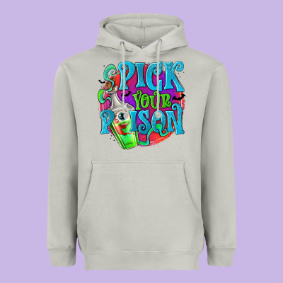 Pick Your Poison Heavyweight Hoodie Designed By Texasbilliewilder
