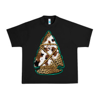 Black cowhide leopard arrowhead Urban Heavy Tee - Jasminsmagicworld
