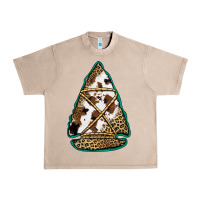French Oak cowhide leopard arrowhead Urban Heavy Tee - Jasminsmagicworld