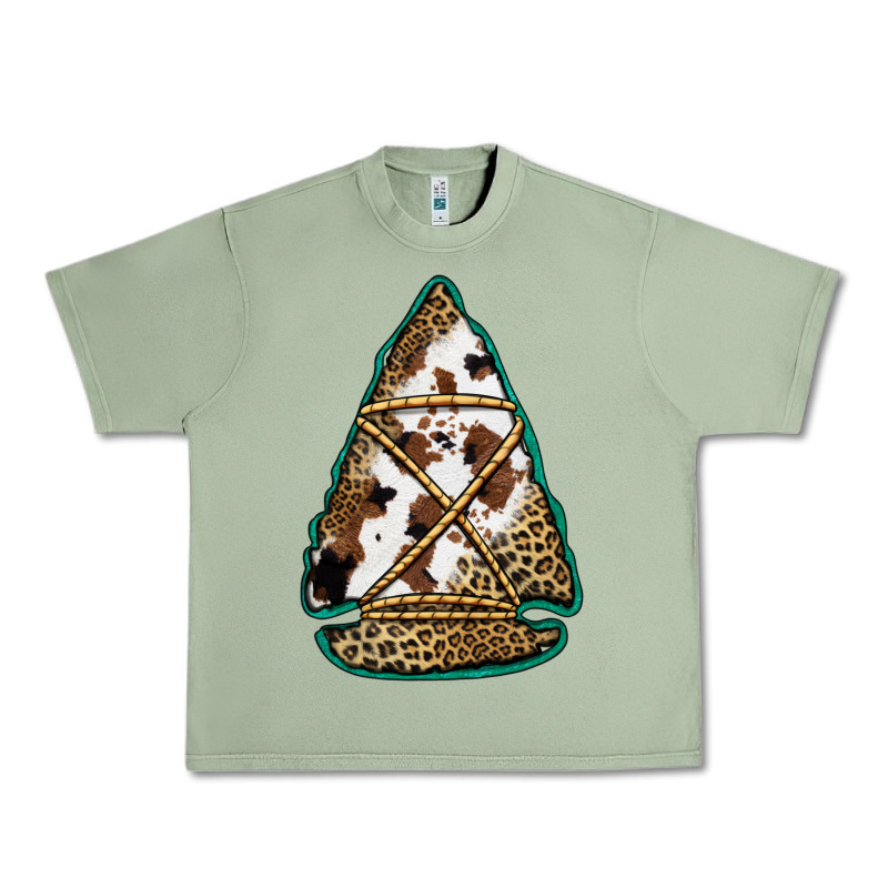 Cowhide Leopard Arrowhead Urban Heavy Tee by Jasminsmagicworld | Teevron