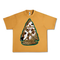 Peanut Butter cowhide leopard arrowhead Urban Heavy Tee - Jasminsmagicworld