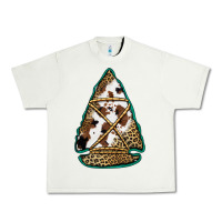 Pistachio cowhide leopard arrowhead Urban Heavy Tee - Jasminsmagicworld