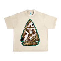 Sandshell cowhide leopard arrowhead Urban Heavy Tee - Jasminsmagicworld