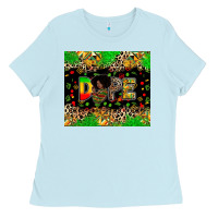 Baby Blue dope juneteenth Ladies Tee - Zillion Design Studio
