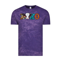 Cloud Purple xoxo valentines day baby cow Vintage Tee - Jasminsmagicworld