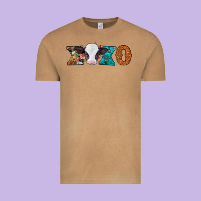 Xoxo Valentines Day Baby Cow Vintage Tee Designed By Jasminsmagicworld