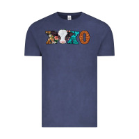 Vintage Denim xoxo valentines day baby cow Vintage Tee - Jasminsmagicworld