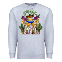 Heather Grey Nacho average Mini Premium Sweatshirt - NancyCooperArtShop