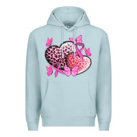 Blue Mist Cancer hearts Cancer Awaneress Premium Hoodie - HowdyJamesFarm