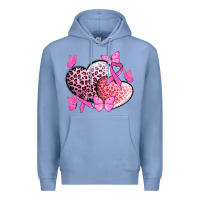 Colony Blue Cancer hearts Cancer Awaneress Premium Hoodie - HowdyJamesFarm