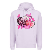 Lilac Cancer hearts Cancer Awaneress Premium Hoodie - HowdyJamesFarm