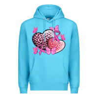 Ocean Blue Cancer hearts Cancer Awaneress Premium Hoodie - HowdyJamesFarm