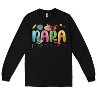 Black para professional Long Sleeve Tee - MaliasSmallBusiness