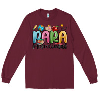 Burgundy para professional Long Sleeve Tee - MaliasSmallBusiness