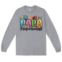 Heather Grey para professional Long Sleeve Tee - MaliasSmallBusiness
