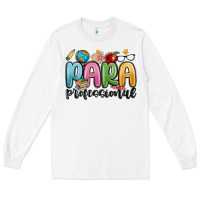 White para professional Long Sleeve Tee - MaliasSmallBusiness