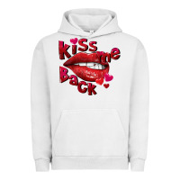 Pigment Lunar Rock Kiss me back Valentine's Day Urban Hoodie - FaDigitalArtStudio