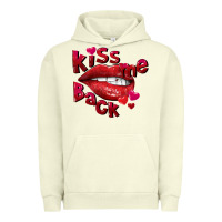 Pigment Pistachio Kiss me back Valentine's Day Urban Hoodie - FaDigitalArtStudio