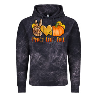 Cloud Black peace love fall Vintage Hoodie - AdoDesignShop