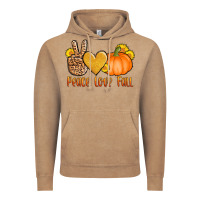 Vintage Coffee peace love fall Vintage Hoodie - AdoDesignShop