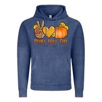Vintage Denim peace love fall Vintage Hoodie - AdoDesignShop