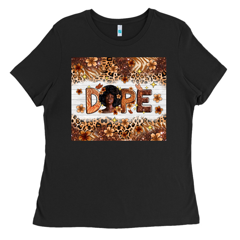 Dope Melanin Ladies Tee by Zillion Design Studio | Teevron