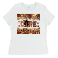 White Dope Melanin Ladies Tee - Zillion Design Studio