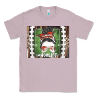 Lilac American Football Mom life Classic Tee - CowhideDigitalArt
