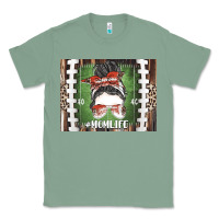 Sage American Football Mom life Classic Tee - CowhideDigitalArt
