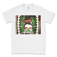 White American Football Mom life Classic Tee - CowhideDigitalArt