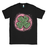 Black leopard shamrocks with hearts Classic Tee - MaliasSmallBusiness