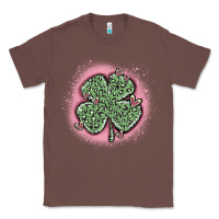 Chestnut leopard shamrocks with hearts Classic Tee - MaliasSmallBusiness