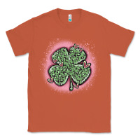 Copper leopard shamrocks with hearts Classic Tee - MaliasSmallBusiness