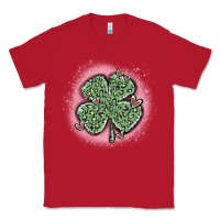 Red leopard shamrocks with hearts Classic Tee - MaliasSmallBusiness