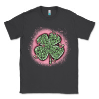 Smoke leopard shamrocks with hearts Classic Tee - MaliasSmallBusiness