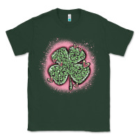 Sports Green leopard shamrocks with hearts Classic Tee - MaliasSmallBusiness