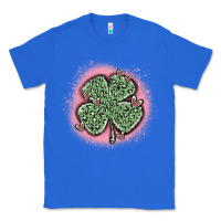 True Royal leopard shamrocks with hearts Classic Tee - MaliasSmallBusiness