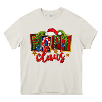 Cream Christmas popi claus Heavy Core Tee - FaDigitalArtStudio